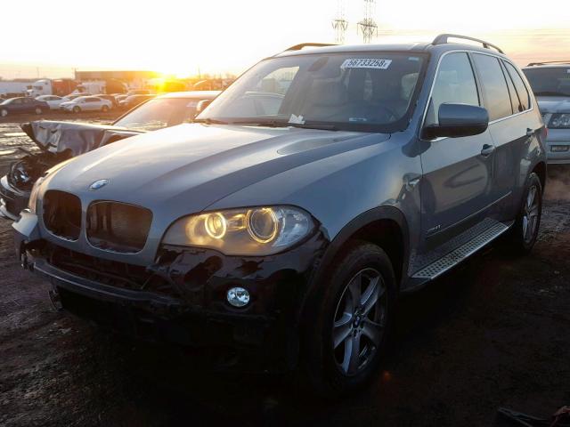 5UXFE83539L309599 - 2009 BMW X5 XDRIVE4 TEAL photo 2