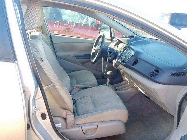 JHMZE2H59AS038559 - 2010 HONDA INSIGHT LX SILVER photo 5