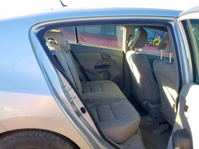 JHMZE2H59AS038559 - 2010 HONDA INSIGHT LX SILVER photo 6