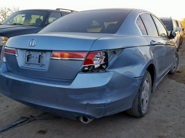 1HGCP2F48CA041345 - 2012 HONDA ACCORD LXP BLUE photo 4