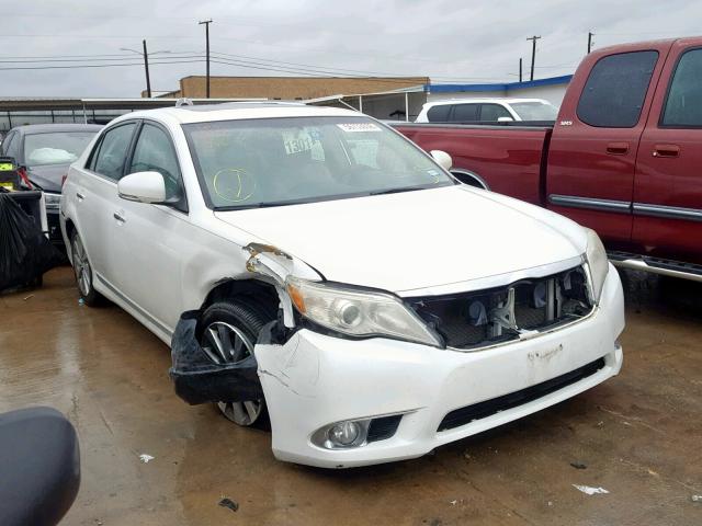 4T1BK3DBXBU378611 - 2011 TOYOTA AVALON BAS Blanc photo 1