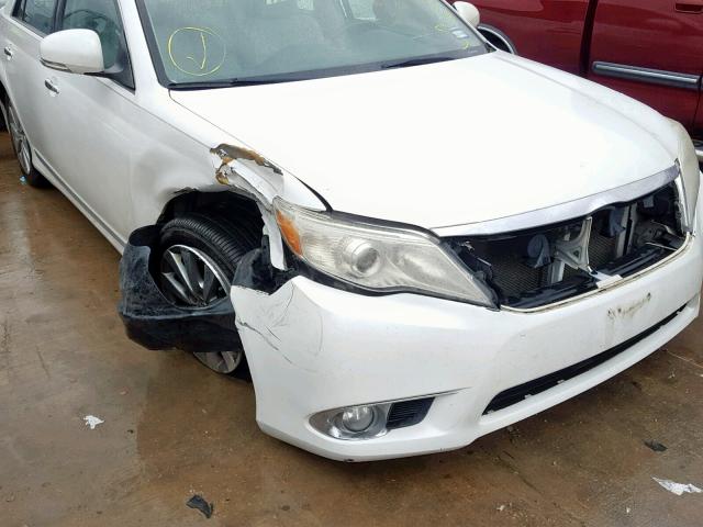 4T1BK3DBXBU378611 - 2011 TOYOTA AVALON BAS Blanc photo 9