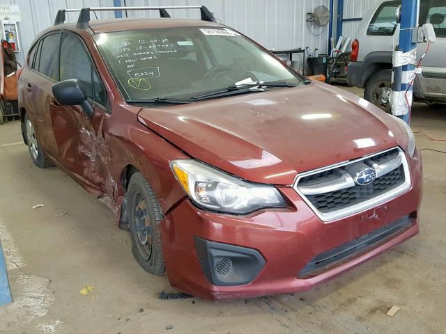 JF1GPAA60CH212752 - 2012 SUBARU IMPREZA BA RED photo 1