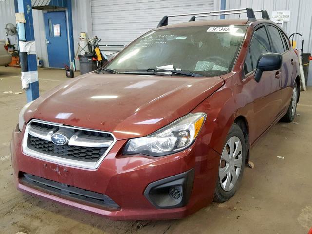 JF1GPAA60CH212752 - 2012 SUBARU IMPREZA BA RED photo 2