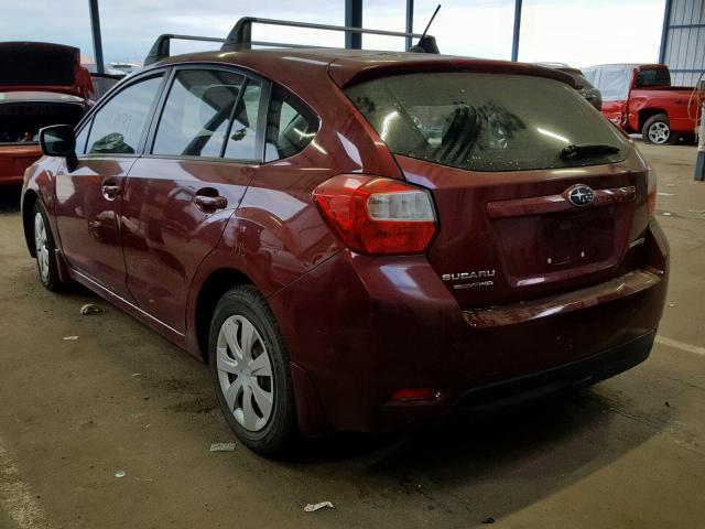 JF1GPAA60CH212752 - 2012 SUBARU IMPREZA BA RED photo 3