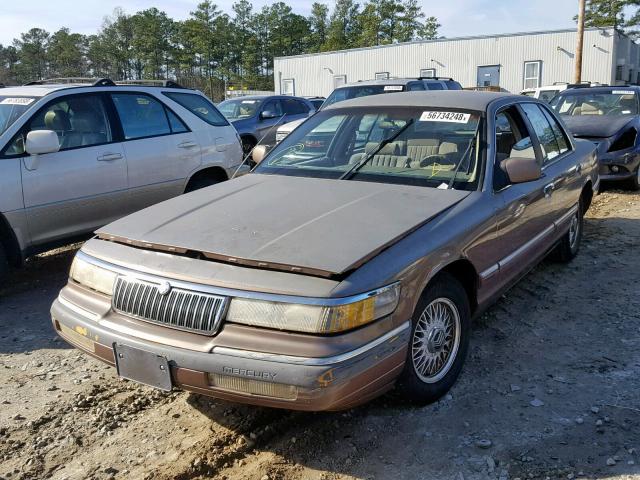 2MECM75W1NX683129 - 1992 MERCURY GRAND MARQ TAN photo 2