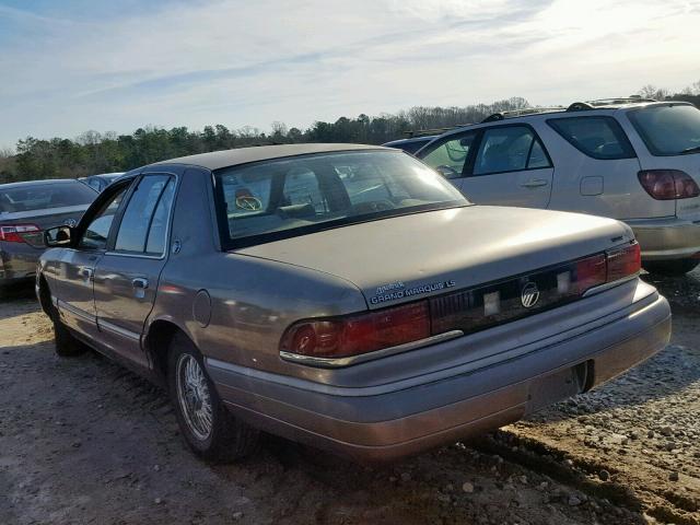 2MECM75W1NX683129 - 1992 MERCURY GRAND MARQ TAN photo 3