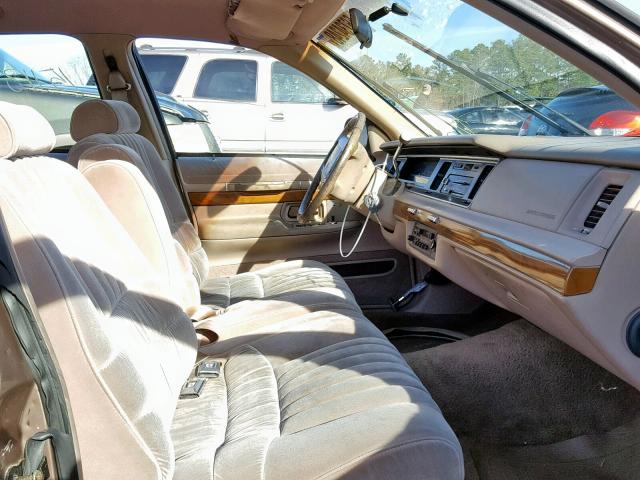 2MECM75W1NX683129 - 1992 MERCURY GRAND MARQ TAN photo 5