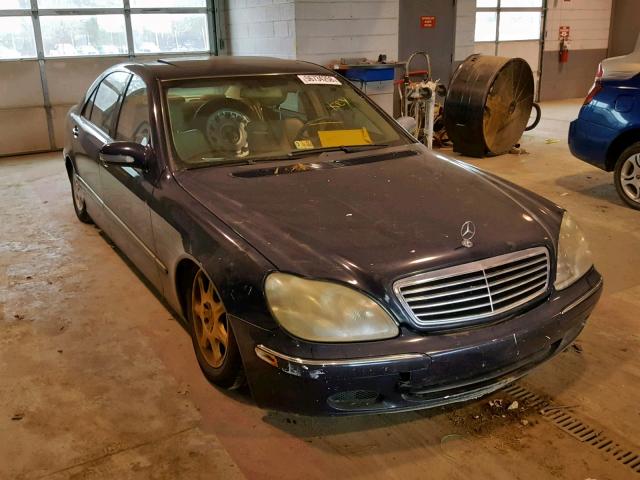 WDBNG70J02A295681 - 2002 MERCEDES-BENZ S 430 BLUE photo 1