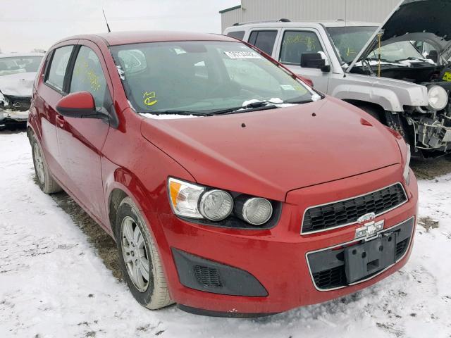 1G1JB6SH4C4115226 - 2012 CHEVROLET SONIC LS 红色 照片 1