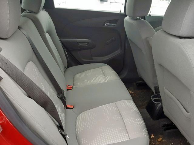 1G1JB6SH4C4115226 - 2012 CHEVROLET SONIC LS 红色 照片 6