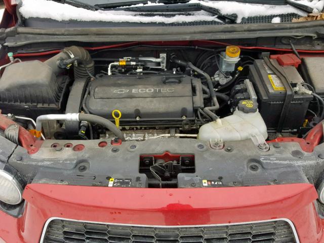 1G1JB6SH4C4115226 - 2012 CHEVROLET SONIC LS 红色 照片 7