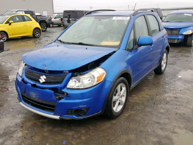 JS2YB413X75100347 - 2007 SUZUKI SX4 BLUE photo 2