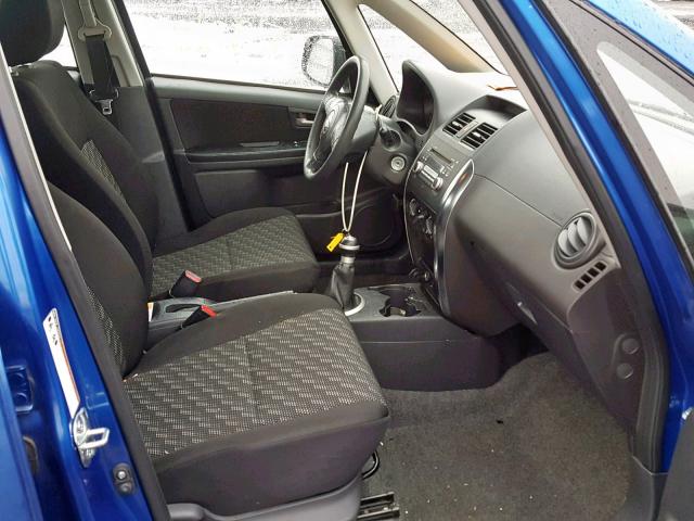 JS2YB413X75100347 - 2007 SUZUKI SX4 BLUE photo 5