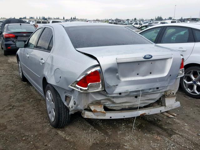 3FAFP06Z16R144960 - 2006 FORD FUSION S SILVER photo 3