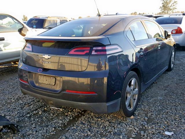 1G1RH6E46EU127214 - 2014 CHEVROLET VOLT GRAY photo 4