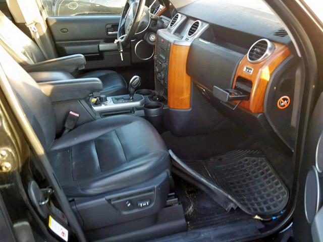 SALAG25488A448489 - 2008 LAND ROVER LR3 HSE BLACK photo 5