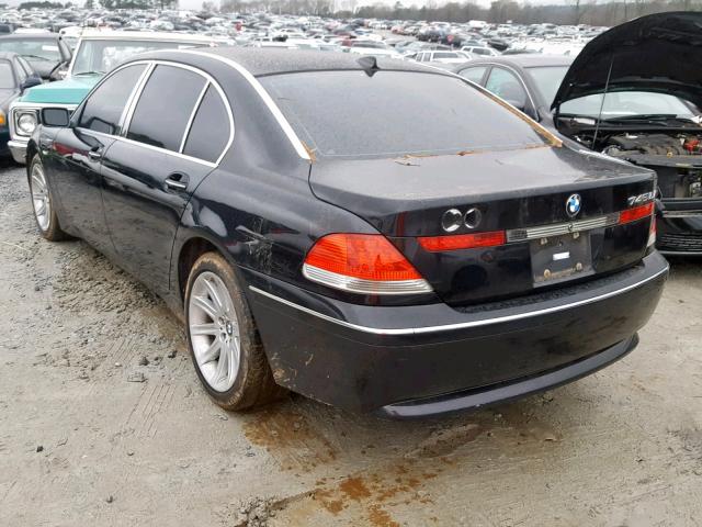 WBAGN63413DR09764 - 2003 BMW 745 LI BLACK photo 3