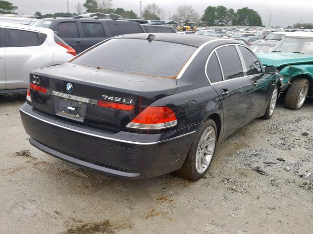 WBAGN63413DR09764 - 2003 BMW 745 LI BLACK photo 4