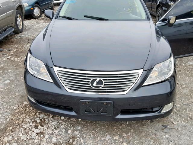 JTHDL46F895000936 - 2009 LEXUS LS 460L BLACK photo 7