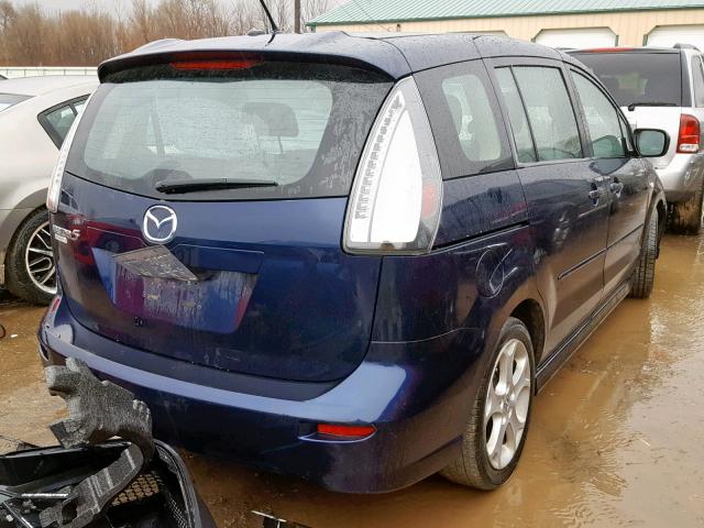 JM1CR293080316327 - 2008 MAZDA 5 BLUE photo 4