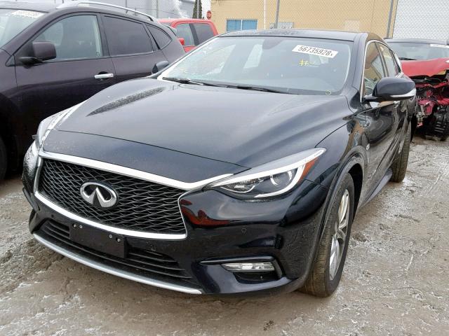 SJKCH5CP7HA030563 - 2017 INFINITI QX30 BASE BLACK photo 2