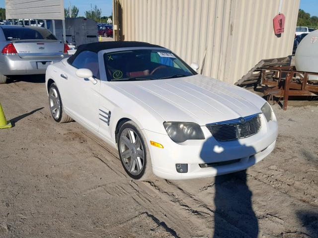 1C3AN65L75X026402 - 2005 CHRYSLER CROSSFIRE WHITE photo 1