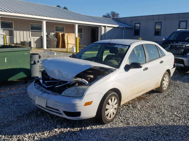 1FAFP34N56W114651 - 2006 FORD FOCUS ZX4 BLACK photo 2