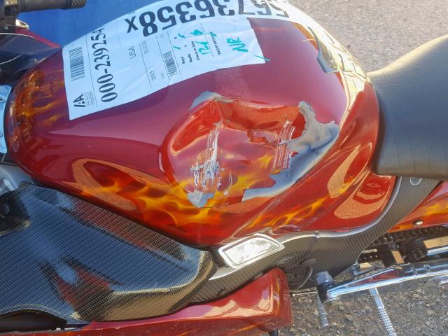 JS1GW71A752105301 - 2005 SUZUKI GSX1300 RK RED photo 10