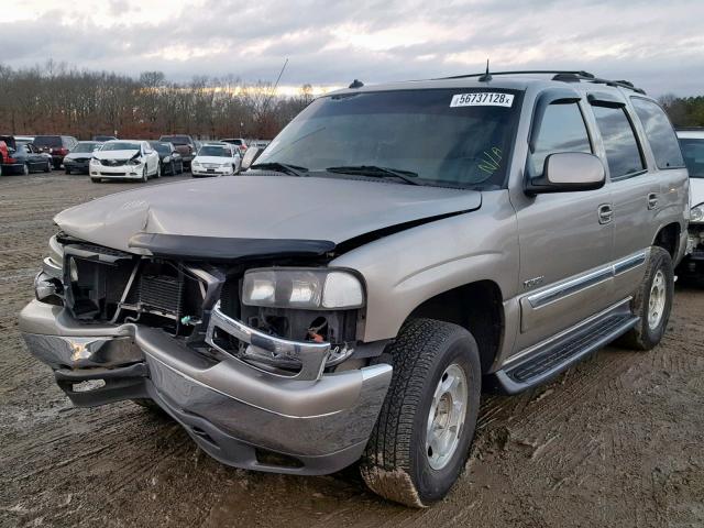 1GKEK13Z53R273679 - 2003 GMC YUKON BEIGE photo 2