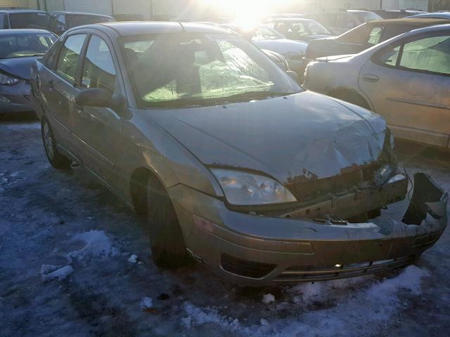 1FAFP34N95W191456 - 2005 FORD FOCUS ZX4 TAN photo 1