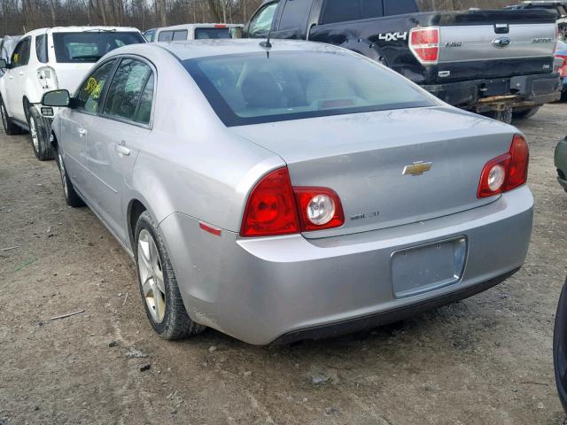1G1ZB5EB2AF104036 - 2010 CHEVROLET MALIBU LS ვერცხლისფერი ფოტო 3