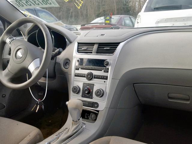 1G1ZB5EB2AF104036 - 2010 CHEVROLET MALIBU LS ვერცხლისფერი ფოტო 9