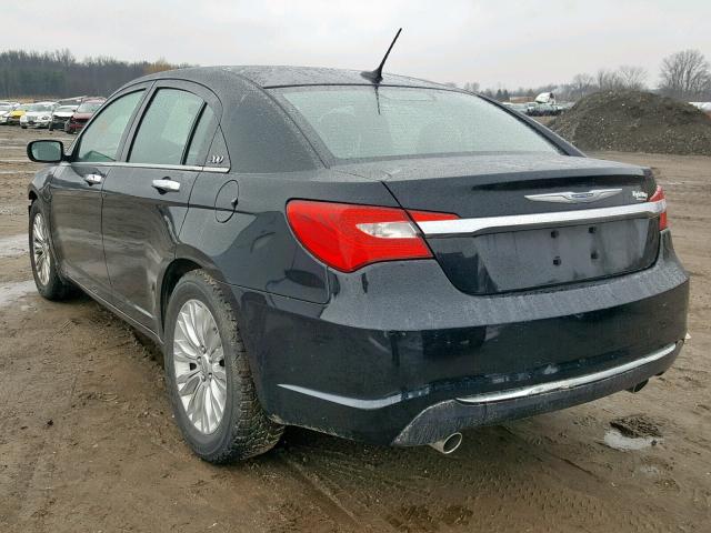 1C3CCBCG6EN121512 - 2014 CHRYSLER 200 LIMITE BLACK photo 3