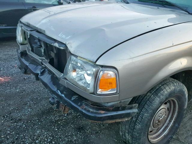 1FTYR10U16PA19092 - 2006 FORD RANGER TAN photo 9