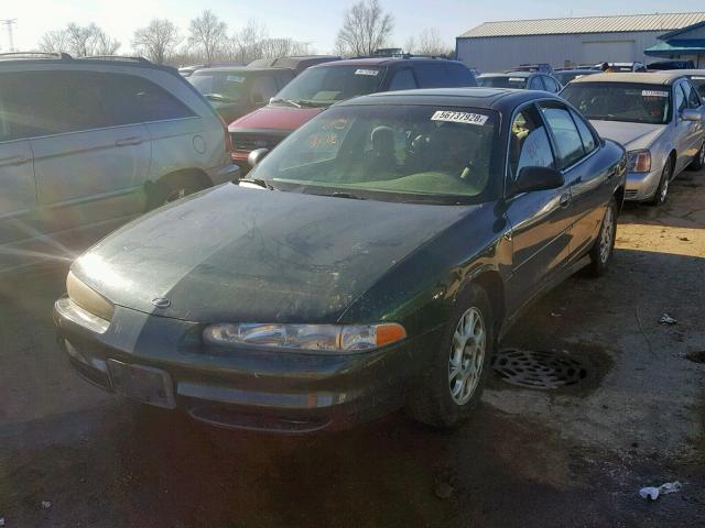 1G3WH52H6YF305059 - 2000 OLDSMOBILE INTRIGUE G GREEN photo 2