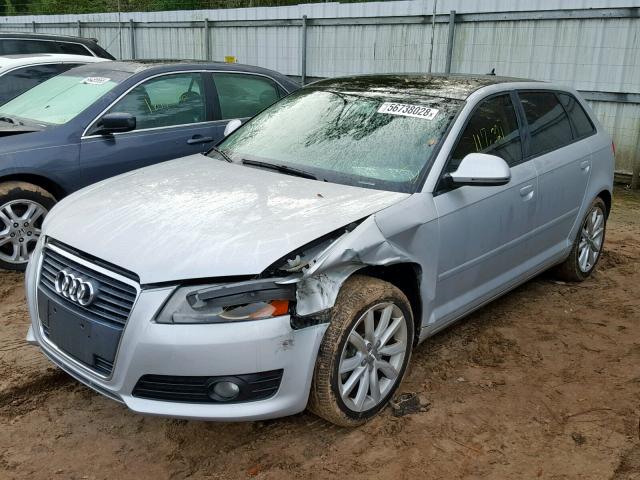 WAUHF78P89A082771 - 2009 AUDI A3 2.0T SILVER photo 2