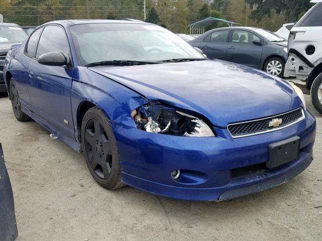 2G1WL16C569372546 - 2006 CHEVROLET MONTE CARL BLUE photo 1