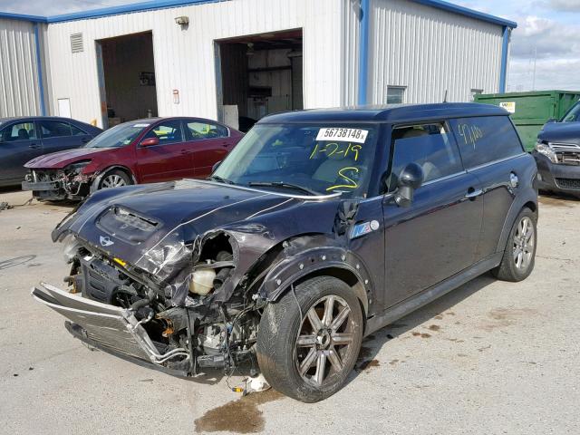 WMWZG3C58DT576111 - 2013 MINI COOPER S C BLACK photo 2