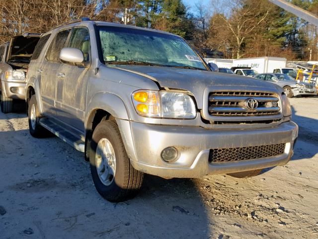 5TDBT48A61S052378 - 2001 TOYOTA SEQUOIA LI SILVER photo 1