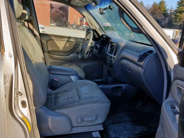 5TDBT48A61S052378 - 2001 TOYOTA SEQUOIA LI SILVER photo 5