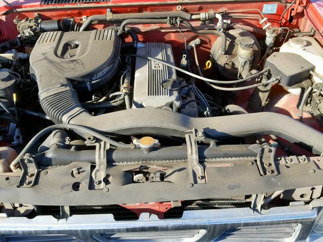 1N6SD16S5TC342958 - 1996 NISSAN TRUCK KING RED photo 7