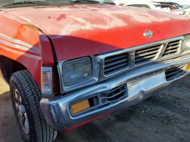 1N6SD16S5TC342958 - 1996 NISSAN TRUCK KING RED photo 9