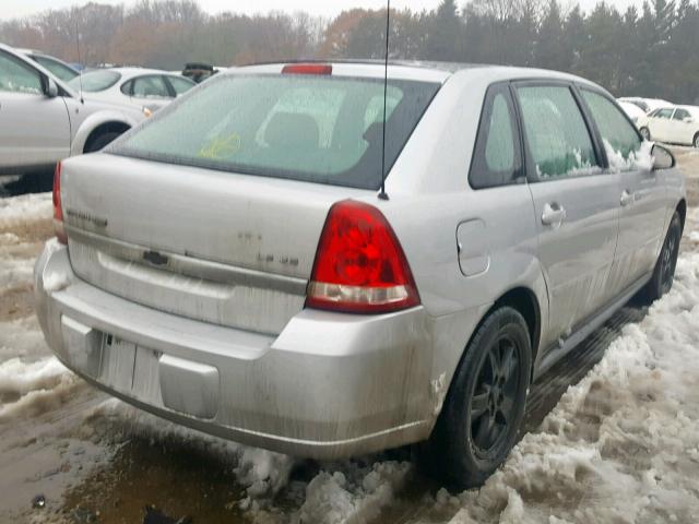 1G1ZT62815F156064 - 2005 CHEVROLET MALIBU MAX SILVER photo 4