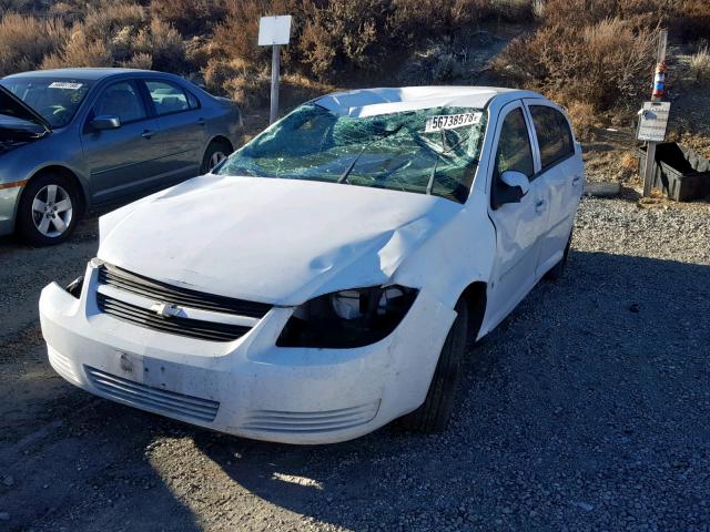 1G1AT58HX97201954 - 2009 CHEVROLET COBALT LT WHITE photo 2