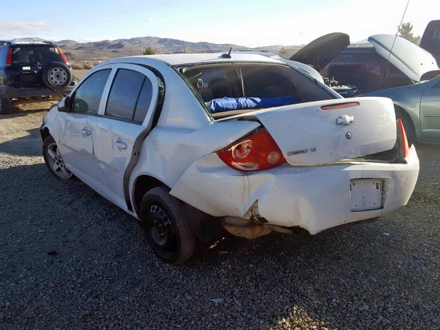 1G1AT58HX97201954 - 2009 CHEVROLET COBALT LT WHITE photo 3