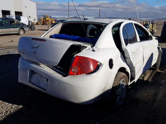 1G1AT58HX97201954 - 2009 CHEVROLET COBALT LT WHITE photo 4