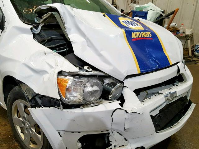 1G1JA6SG6D4199240 - 2013 CHEVROLET SONIC LS 白色 照片 9
