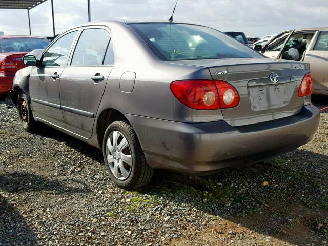 1NXBR32E58Z029518 - 2008 TOYOTA COROLLA CE GRAY photo 3