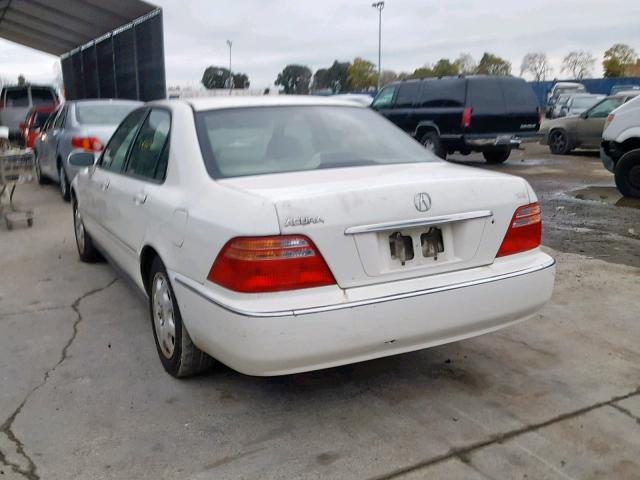 JH4KA9650XC011911 - 1999 ACURA 3.5RL WHITE photo 3